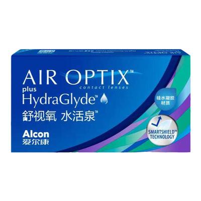 爱尔康视康月抛6片隐形近视眼镜水活泉硅水凝胶舒适氧官方正品