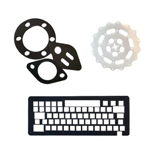 优质耐高温白色硅橡胶板 硅胶垫片异形平垫数控切割加工 无需开模