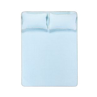 一默小冰块凉席冰丝凉感床垫夏季空调席床单三件套软垫A类可水洗