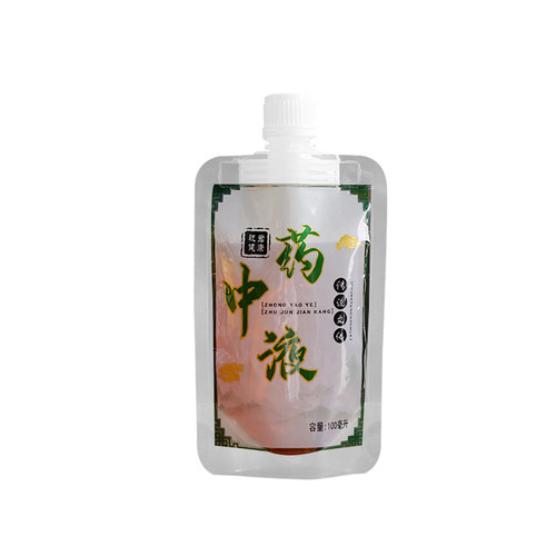 一次性中药包装袋吸嘴袋中药袋透明液体中药分装中药液外带商用