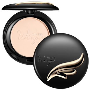泰国mistine羽翼粉饼专柜正品定妆美白遮瑕持久控油陶瓷羽毛粉饼