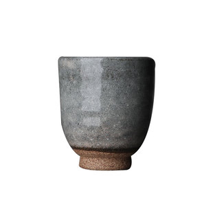 日本进口粗陶杯长石釉茶杯清酒酒杯唐津烧主人杯品茗杯子侘寂大全