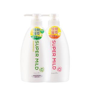 日本惠润洗发露温和柔顺控油蓬松无硅油绿野洗发水600ml