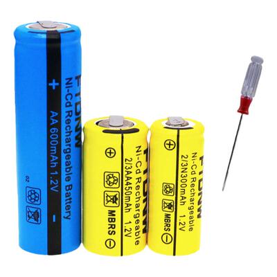 全新足量剃须刀电池1.2V持久耐用