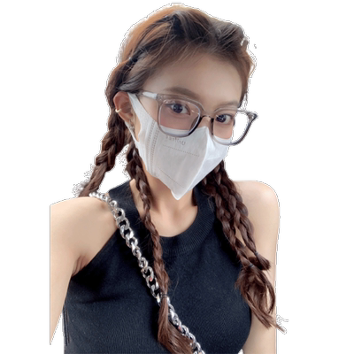 假发辫子甜酷女孩自然麻花