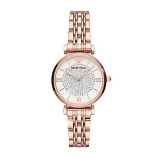 香港直邮Emporio Armani阿玛尼手表AR11244简约玫瑰金指针