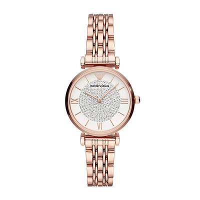 香港直邮Emporio Armani阿玛尼手表AR11244简约玫瑰金指针