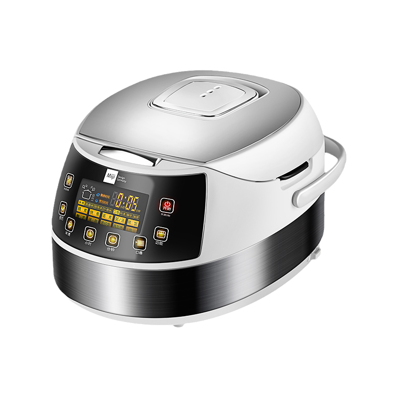 适用米技 EC40F电饭煲锅内胆4L内锅电源线不锈钢带支架蒸笼配件