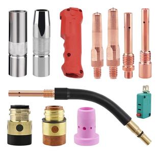 二保焊配件大全350A松下款导电嘴 绝缘套 保护套 连接杆 弯管开关