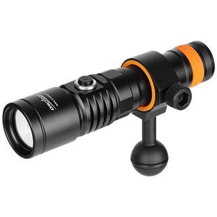 OrcaTorch D710V 潜水摄影三色补光灯高亮2000流明120度泛光虎鲸