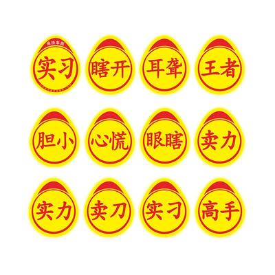 迷你创意搞笑实习车贴