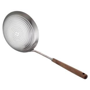 onlycook加厚304不锈钢大漏勺厨房油炸专用捞勺捞面饺子过滤网筛
