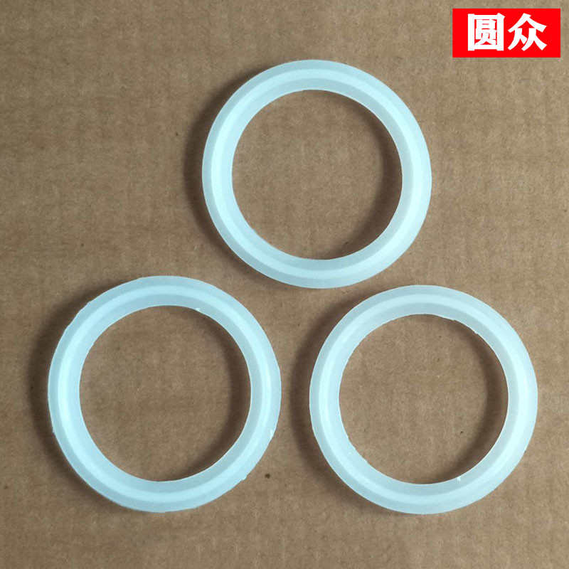 透明接头厂家直销卡箍密封垫片垫圈硅胶硅橡胶卡盘食品级装快
