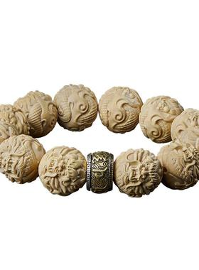 小叶黄杨木飞龙在天手串