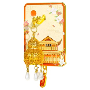 故宫文创实用古风礼品发光冰箱贴 女生男生生日礼物伴手礼小礼盒