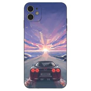 驶向光明汽车手绘插画适用iPhone16小众14/12/13苹果15ProMax全包手机壳华为荣耀OPPO小米VIVO安卓保护套软壳