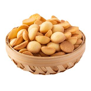 杏元饼干整箱2斤老式蛋仔原味鸡蛋小饼干圆儿童零食小吃休闲食品