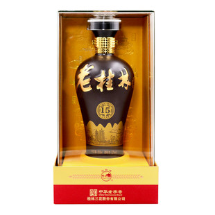 桂林三花酒 53度 15陈酿老桂林 500ml纯粮米香型白酒春节年货送礼