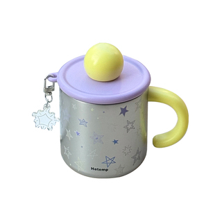 恒度星星保温杯女生吸管水杯办公室泡茶杯家用杯子生日礼物咖啡杯