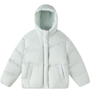 笛莎官方旗舰童装女童羽绒服冬季新款大童女孩儿童时尚短款面包服