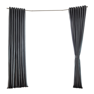 宽幅有光丝绒布飘窗帘意大利绒布料成品定制纯色背景舞台幕布面料