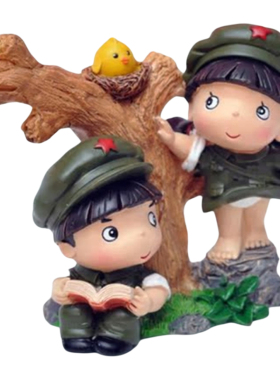 大禹树脂工艺品摆件同学生日创意