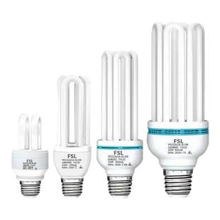 佛山照明节能灯e27螺口u型灯管2u台灯led灯泡11/23w家用5w8w高亮