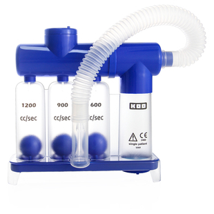 KOO肺功能深呼吸训练器练习肺活量锻炼呼吸两用三球仪腹式便携式