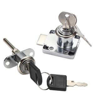 办公桌抽屉锁衣柜锁文件柜锁头柜子手机抽屉加装暗装锁铁皮柜锁