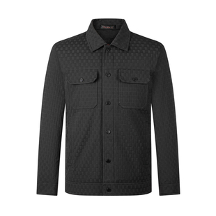 【工装提花】柒牌轻薄夹克羽绒服男2025冬季新款男士时尚休闲外套