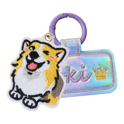 镭射刺绣定制狗狗身份牌多图可选