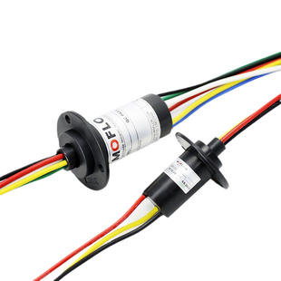 大电流电滑环导电滑环12.5mm可视渔轮 2-6路15A和2-6路30A,3路60A