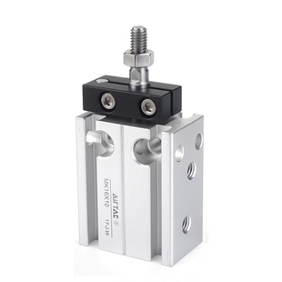 亚德客杆不回转自由安装气缸MK10/MK16/MK20/MK25/MK32X5X10X15-S