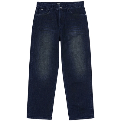 【张凌赫代言】Lee25秋冬新品EasyRider761宽松阔腿深蓝男牛仔裤