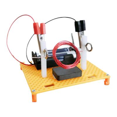 自制简易电动机小制作手工发明实验学生电磁演示物理发动机材料包