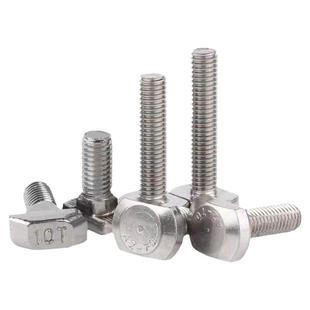304不锈钢T型螺丝T形梯型槽用码仔罗丝M5M6M8M10M12模具压板螺栓