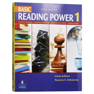 基础英语阅读能力1 英文原版 Basic Reading Power 1 培生阅读指导书 英语阅读技能训练教材 英文版 进口原版书籍