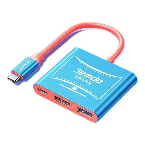 锦读Jemdo适用于Switch2便携底座ns2拓展坞oled投屏线hdmi转换电视连接投影仪转接头直连显示器扩展充电配件