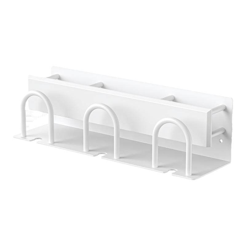 放牙刷架子置物架卫生间支架壁挂式漱口杯吹风机架电动免打孔极简