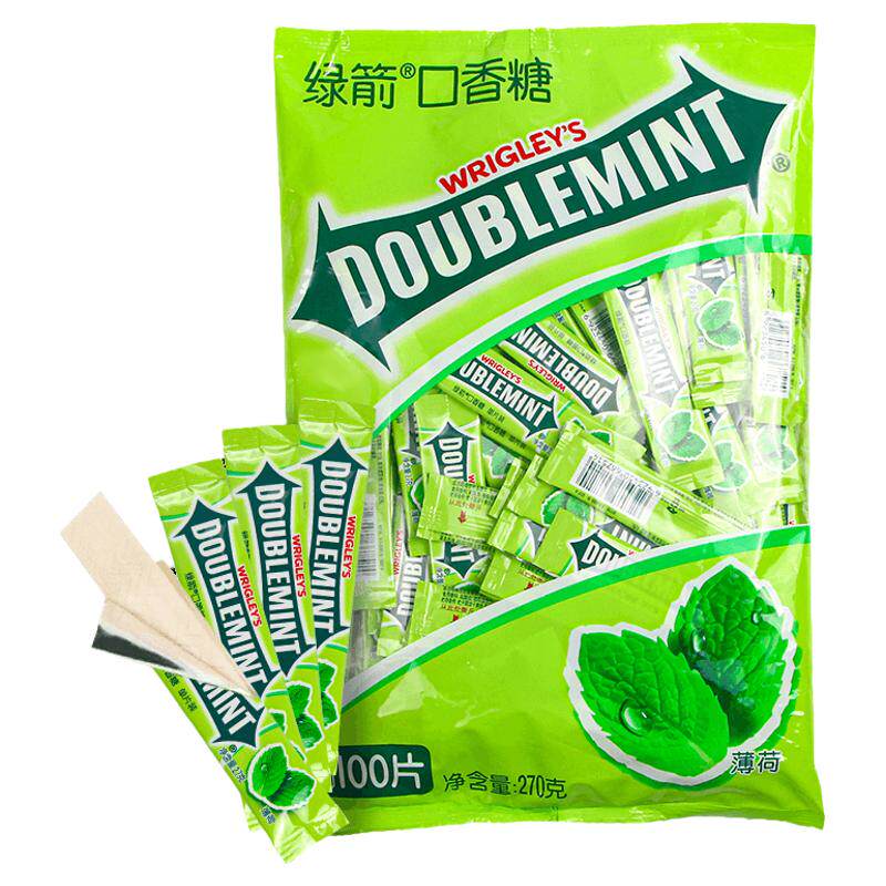 绿箭益达口香糖100片薄荷糖
