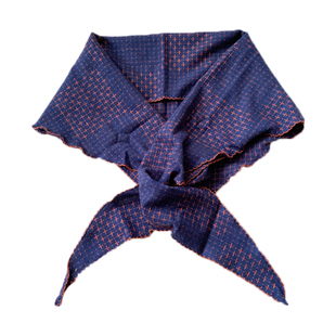 韩国东大门立体渐变十字丝绵手感百搭护颈小三角巾围脖两用围巾