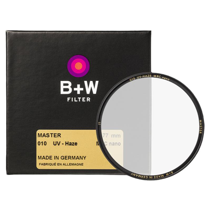 B+W 77mm 新MASTER UV镜 NANO多层镀膜超薄UV数码单反微单相机镜头保护镜82/72/67/58/55/52/49/43/39/95/112