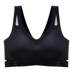 电动按摩文胸无痕智能按摩内衣无钢圈聚拢运动美背交叉侧排扣仪器