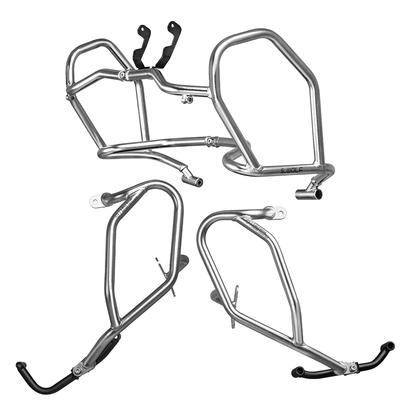 雪狼适配Husqvarna胡思瓦纳901护杠护手尾架边包板三箱支架改装件