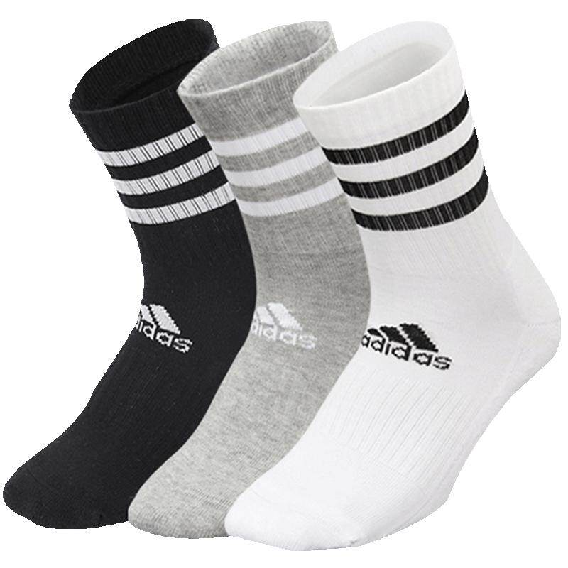 Adidas阿迪达斯运动袜专业跑步袜运动袜子男款女中筒袜篮球袜正品