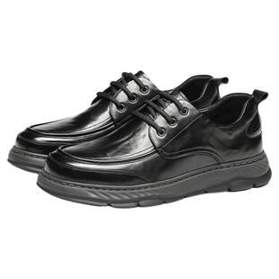 星期六男鞋2025新款秋季商务正装皮鞋男士休闲鞋厚底增高乐福鞋男