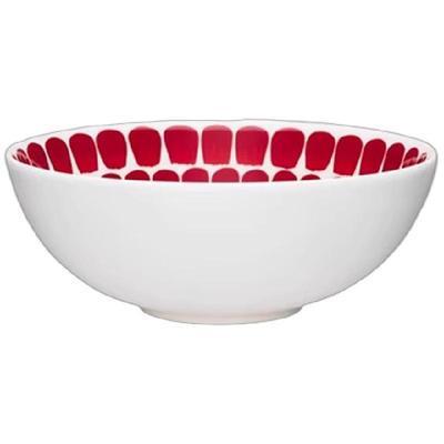 芬兰Arabia24小时花瓣陶瓷面碗漂亮碗家用汤碗大菜碗高颜值沙拉碗