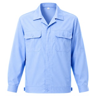 夏季工作服男女薄款定制工装可印字logo透气耐磨面料舒适劳保制服