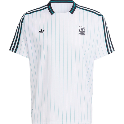 Adidas/阿迪达斯正品三叶草男女运动圆领套头透气足球短袖JW5466