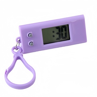 简约迷你时间表学生考试专用电子表宿舍桌面小时钟便携钥匙小挂表